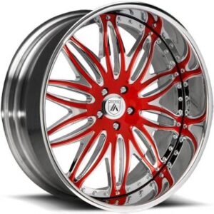 Asanti AF151 Red and Chrome