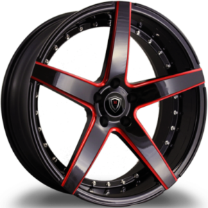 Marquee M3226 Black with Red Milling