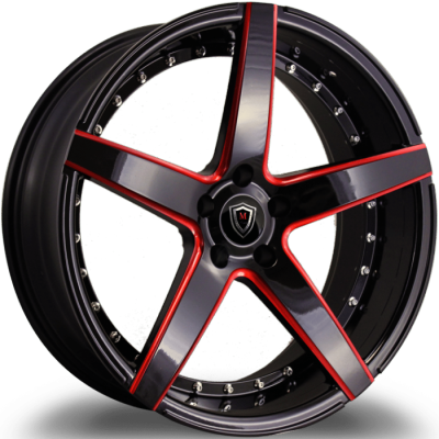 Marquee M3226 Black with Red Milling