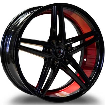 Marquee M8571 Gloss Black and Candy Red