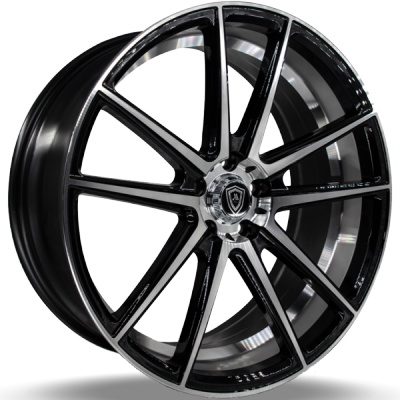 Marquee M3197 Black Machined with Machined Inner Cut