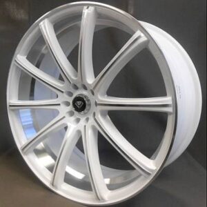 White Diamond W3197 White Machined with Machined Inner Cut