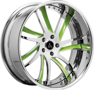 Artis Profile Chrome with Green Accents