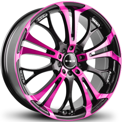 HD Spinout Pink and Black