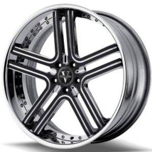Vellano VTJ Gloss Black and Chrome with Chrome Lip
