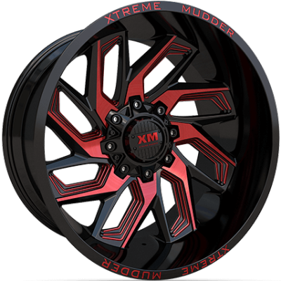 XM-343 Black and Red Milled