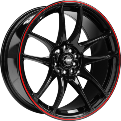 DPS Drop Gloss Black with Red Stripe
