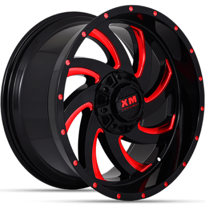 XM-324 Black and Red Milled