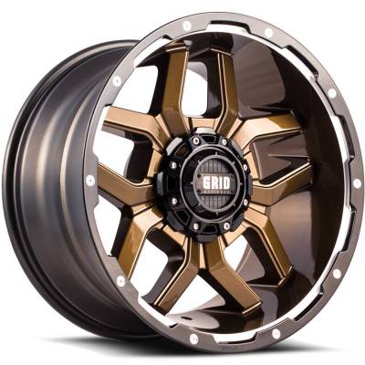 Grid Off-Road GD7 Gloss Bronze Milled