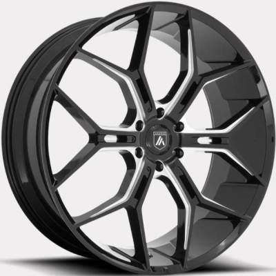 Asanti ABL-38 Monarch Truck Gloss Black Milled