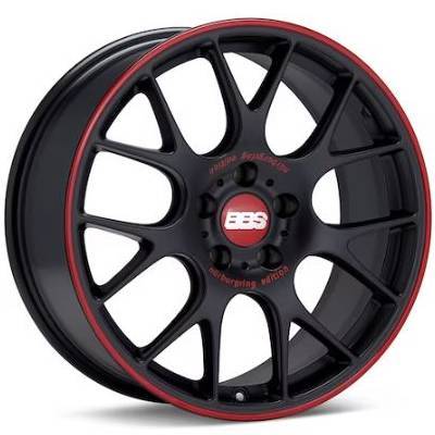 BBS CH-R Black with Red Lip