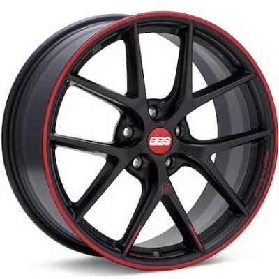 BBS CI-R Black with Red Lip
