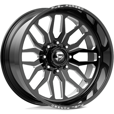 Fuel Forged FFC122 Kinetic Gloss Black Machined