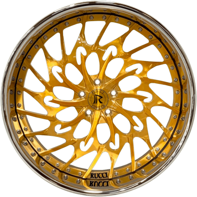 Rucci Ounce Brushed Gold with Chrome Barrel