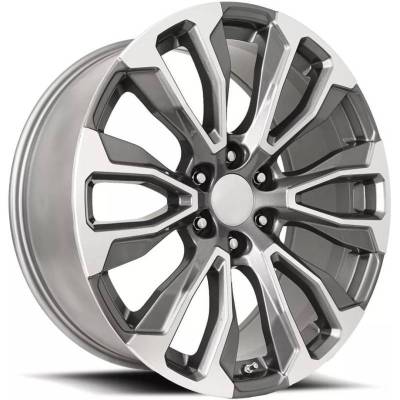 Factory Reproductions FR 203 GMC Denali 12-Spoke Grey Machined