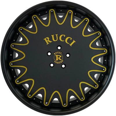 Rucci IZE Black with Gold Accents and Black Barrel