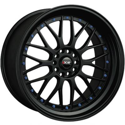 XXR 521 Black with Blue Rivits