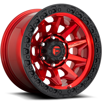 Fuel Covert D695 Candy Red with Black Ring