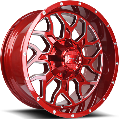Impact Off-Road 813 Red Milled
