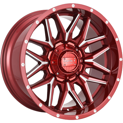 Impact Off-Road 819 Red Milled