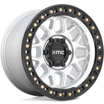 KMC GRS Machined with Satin Black Beadlock