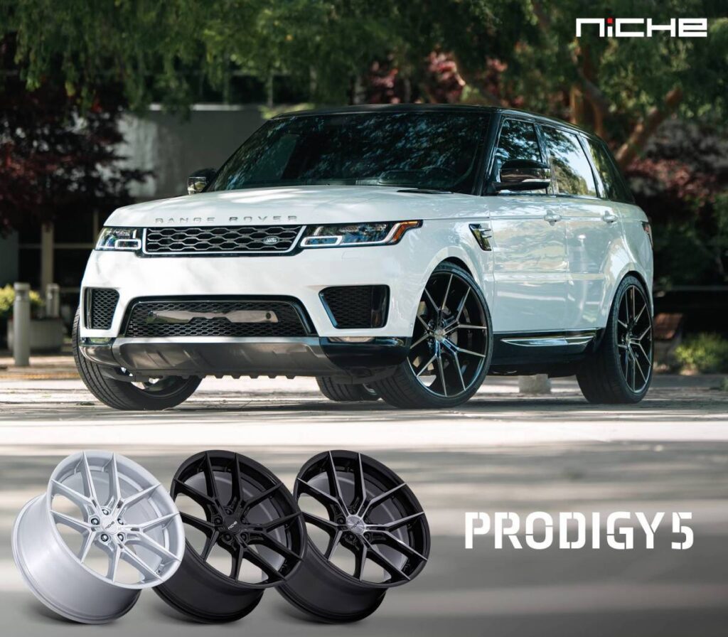 Niche Prodigy 5 Wheels for Range Rover and more