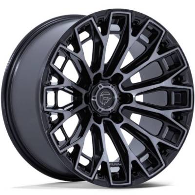 Fuel FC882 Trax Gloss Black Machined with Dark Tint