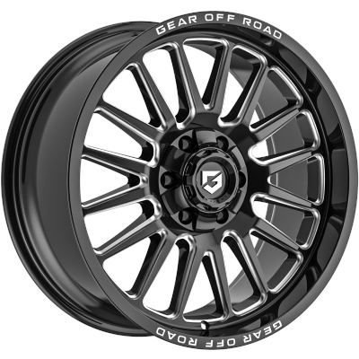Gear Leverage 764BM Gloss Black Milled