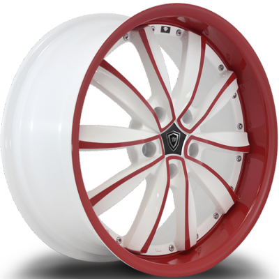 White Diamond W981 White and Red