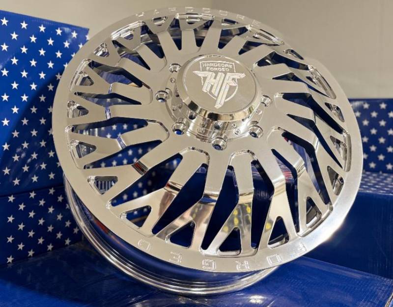 Hardcore Forged DOGE Polished Front Dually Wheel