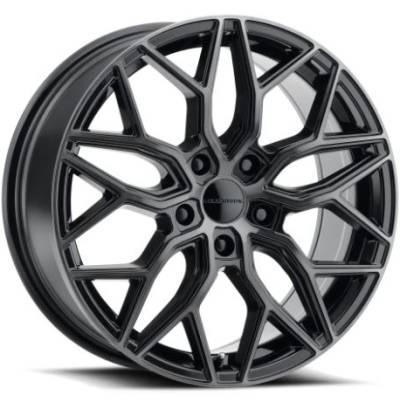 Liquid Metal Hawk Gloss Black Machined with Black Tint