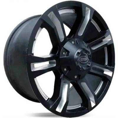 Muscle Race Wheels Flex Black Milled