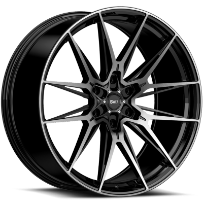 Savini SV1 X10 Gloss Black with Brushed Double Dark Tint