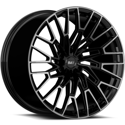Savini SV1 X7 Gloss Black with Brushed Double Dark Tint