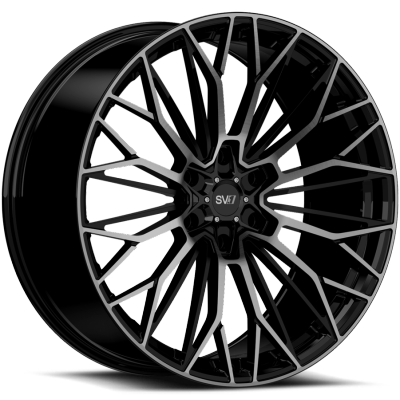 Savini SV1 X9 Gloss Black with Brushed Double Dark Tint