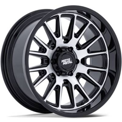 20x9 Moto Metal MO814 Tekton Machine Black