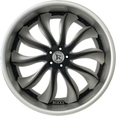 Rucci Fiamme Black and Silver