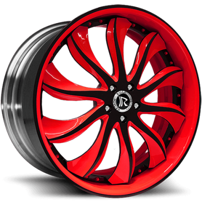 Rucci Fiamme Black and Red