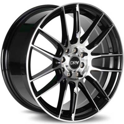 DRW D22 Gloss Black Machined