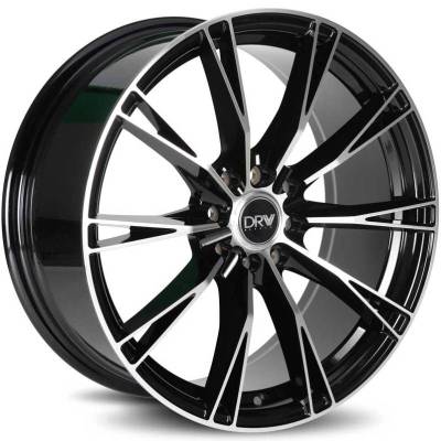 DRW D23 Gloss Black Machined