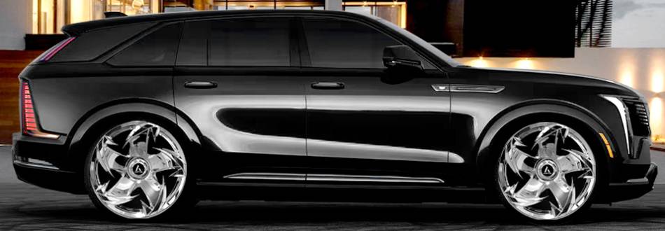 2026 Cadillac Escalade IQ on 26x10 Artis Forged M-Athens XL Chrome