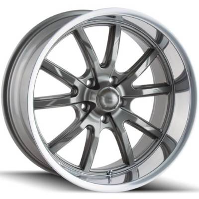 Ridler Style 650 Grey with Polished Lip