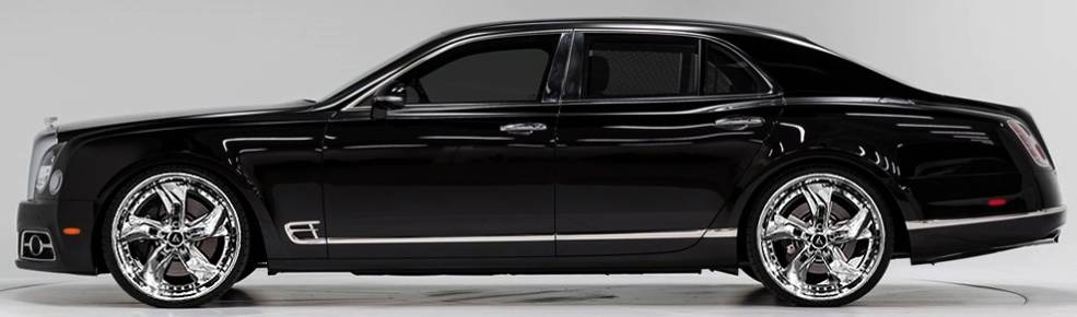 Artis Bully Chrome Wheels for Bentley Mulsanne