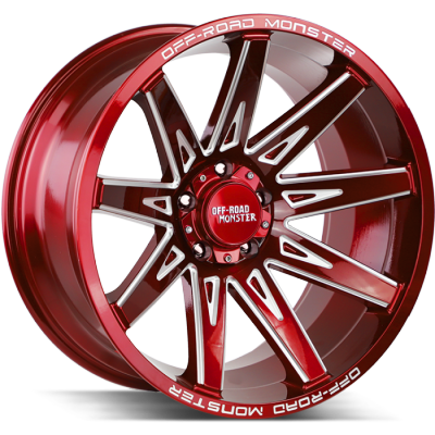 Off-Road Monster M25 Candy Red Milled
