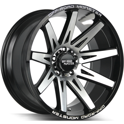 Off-Road Monster M25 Gloss Black Machined