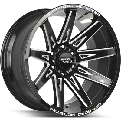 Off-Road Monster M25 Gloss Black Milled