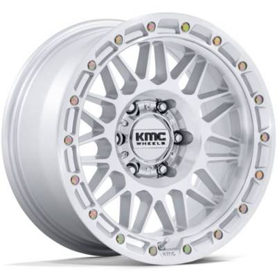 KMC Attack Gloss Silver Machined