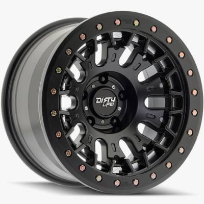 Dirty Life Dual Tek 9317 DT-3 Simulated Beadlock Matte Black