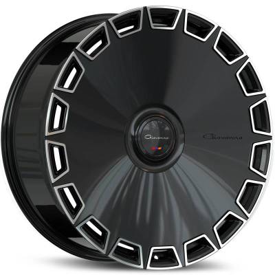 Giovanna Dicotto Gloss Black Machined