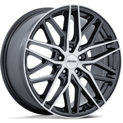 Petrol P3e Gloss Gunmetal Machined